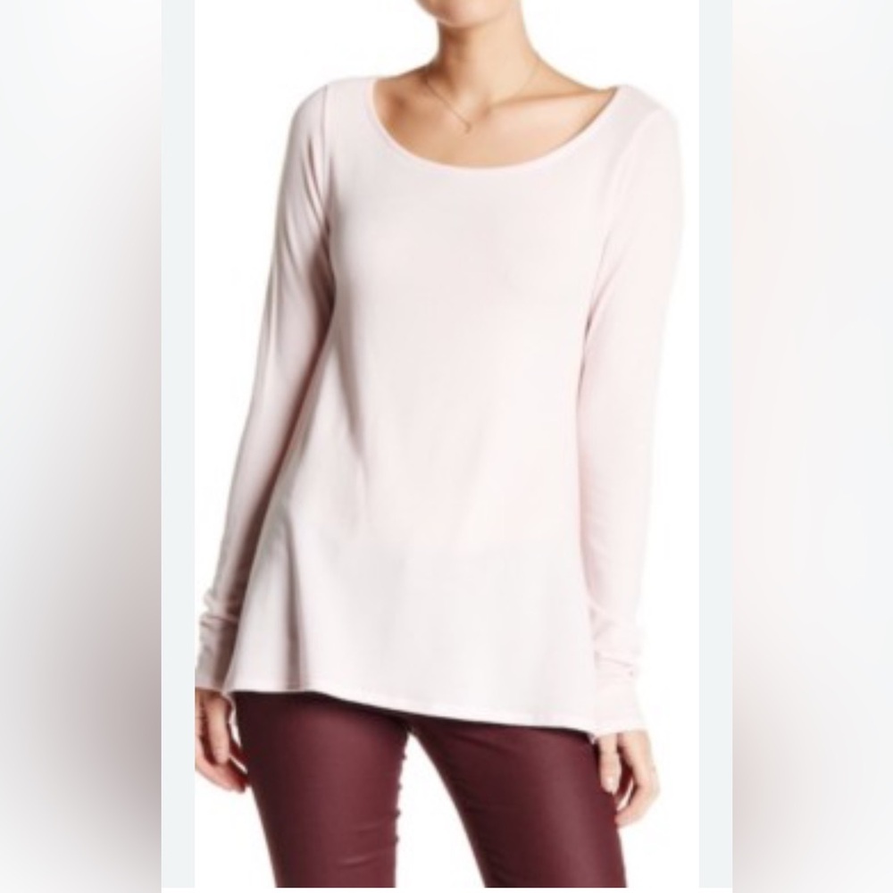 Calypso St. Barth Soft Pink Long Sleeve Top